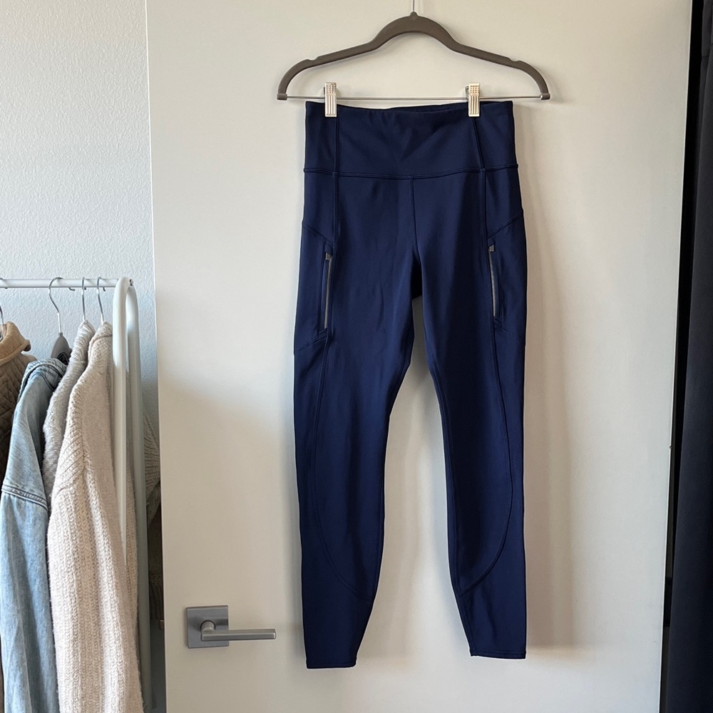 Athleta Navy Rainer Legging